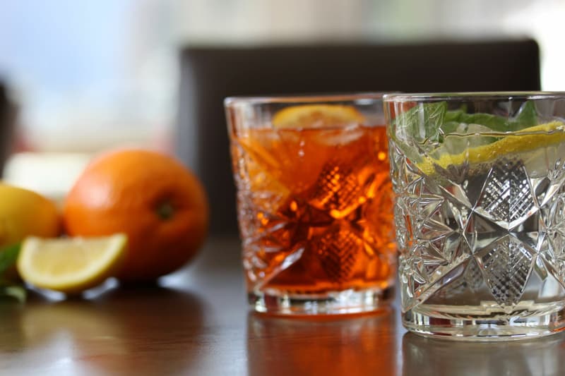 Aperitif auf der Terrasse